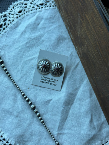 Joan Begay Concho Studs