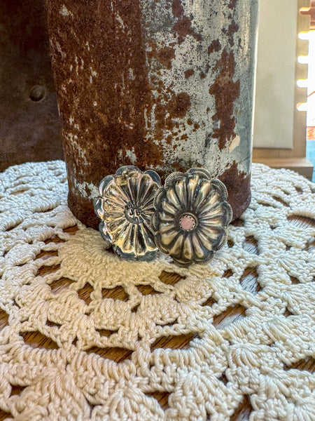 Rosette Concho Earrings
