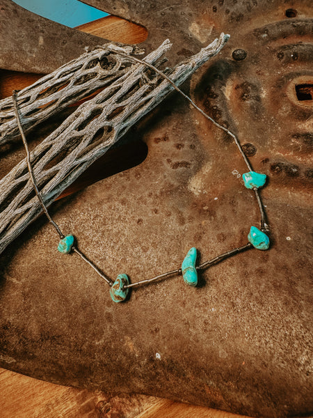 Chunk Turquoise Necklace