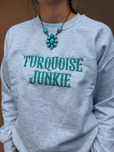 Turquoise Junkie Sweater