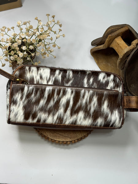 Cowhide Toiletry Bag