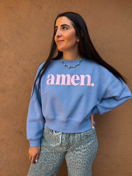 Amen Cropped Pull Over