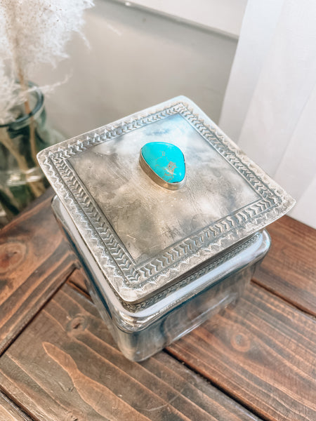 Turquoise Canister