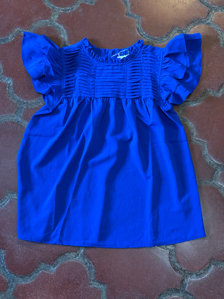 Ellie Ruffle Sleeve Top