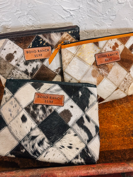 Cowhide Travel Bag