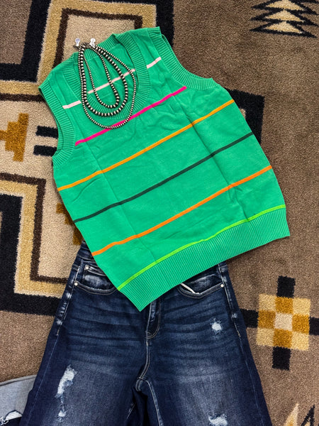 Striped Sweater Tank