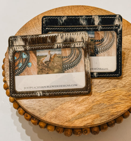 Cowhide Card Holders