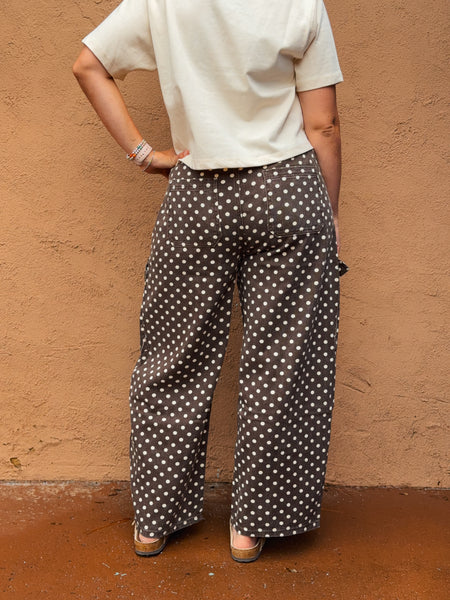 Polka Dot Cargo Pants