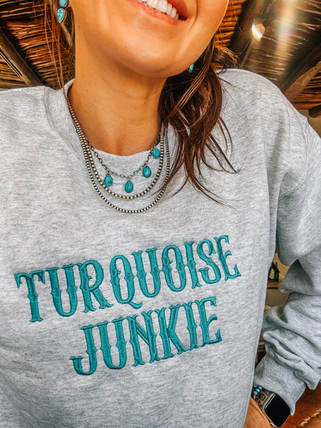 Turquoise Junkie Sweater