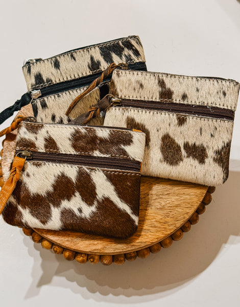 Cowhide Money Pouch