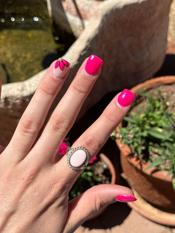 Gracie Pink Conch Ring
