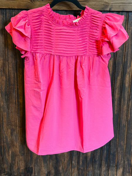 Ainsley Ruffle Sleeve Top