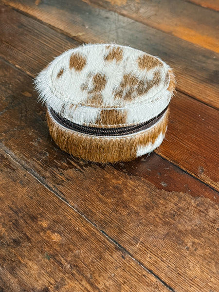 Cowhide Jewelry Box
