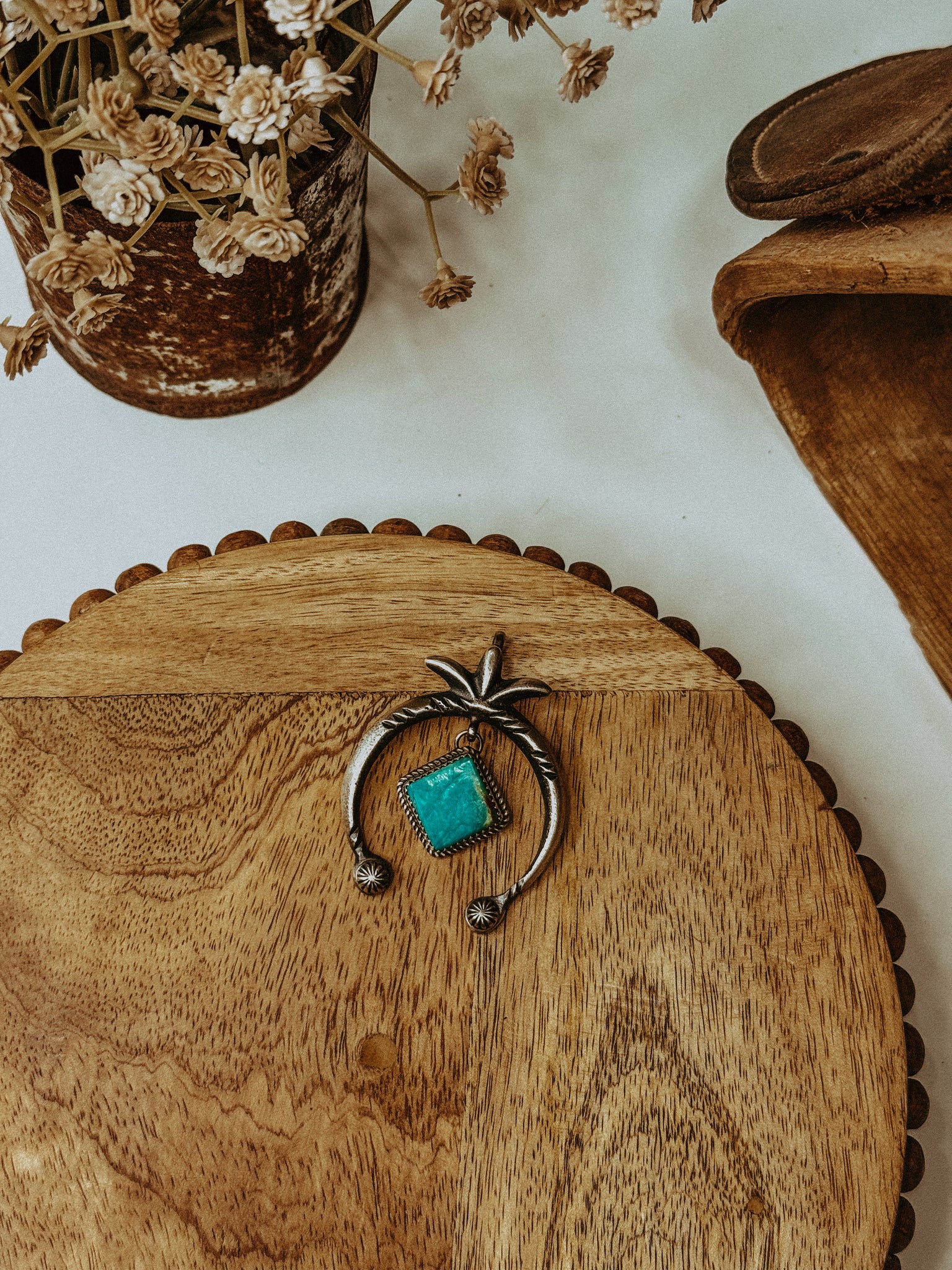 Turquoise Naja Pendant