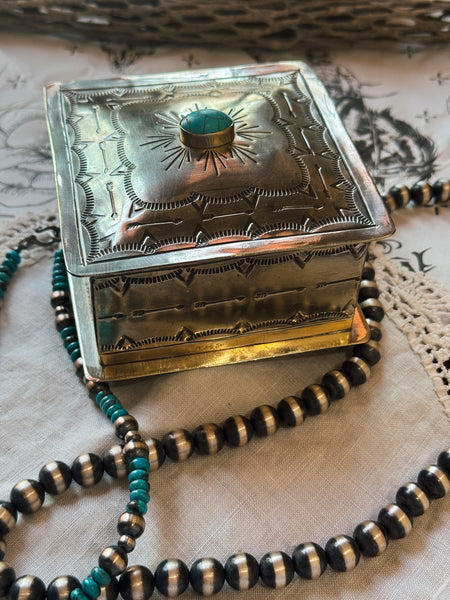 Square Stamped Box