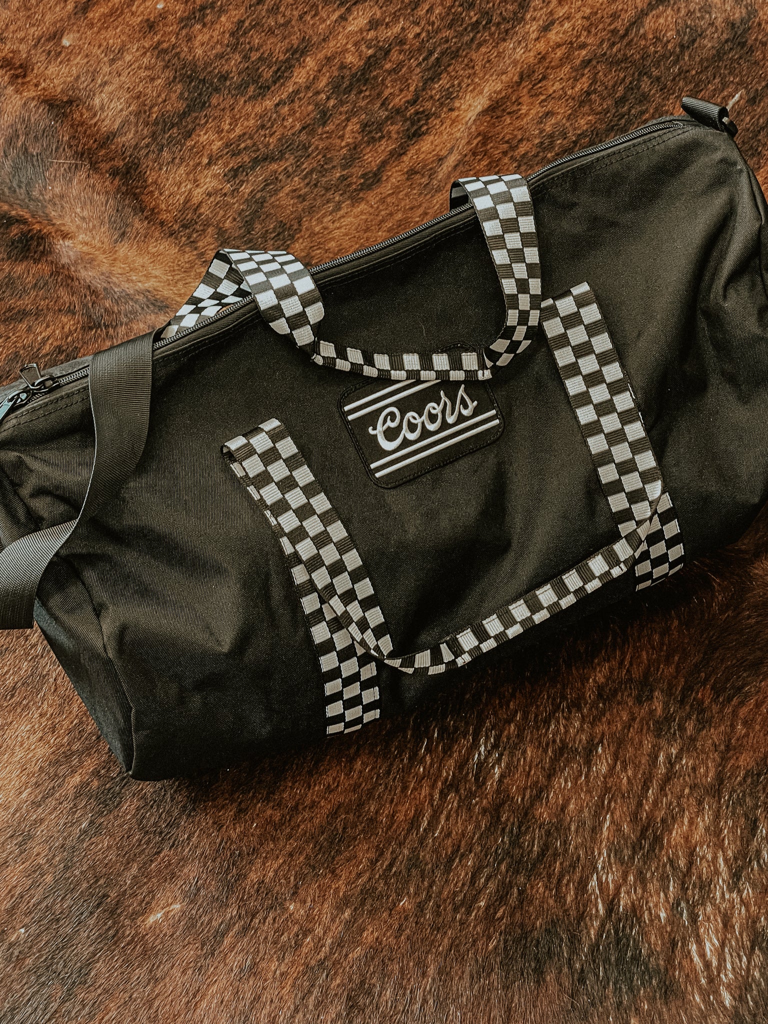 Coors Checkered Duffle
