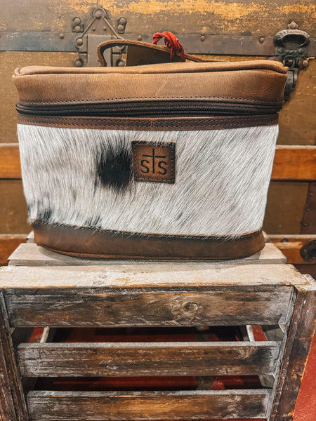 STS Cowhide Train Case