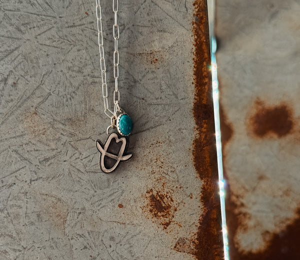 Top Hat Cowboy Necklace