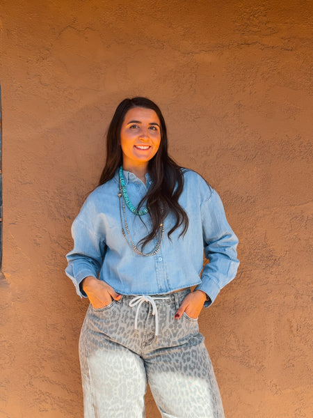 Denim Dan Top