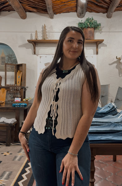 Scallop Sweater Vest