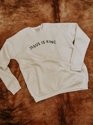 Jesus is King Crewneck