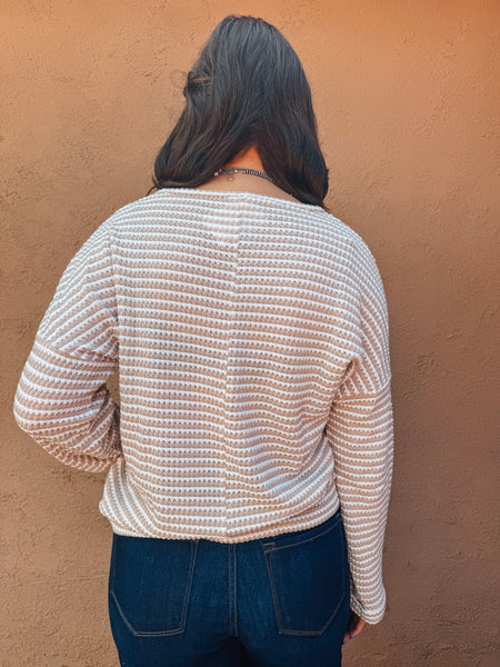 Waffle Knit Sweater