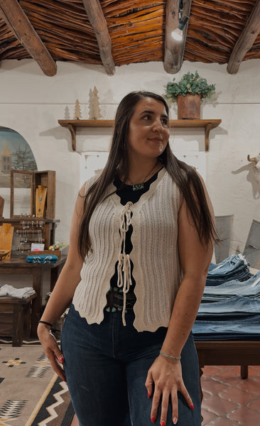 Scallop Sweater Vest