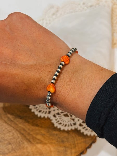 Hearty Pearl Bracelet