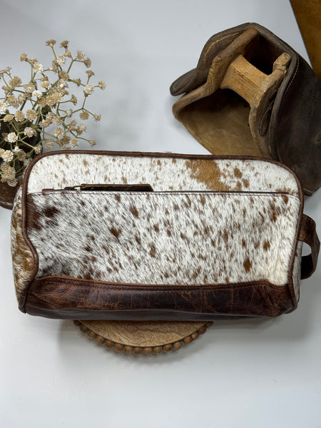 Cowhide Toiletry Bag-A