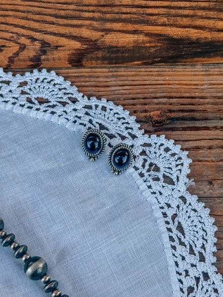 Black Onyx Studs