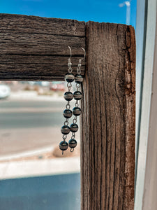 Rosary Dangle Earrings