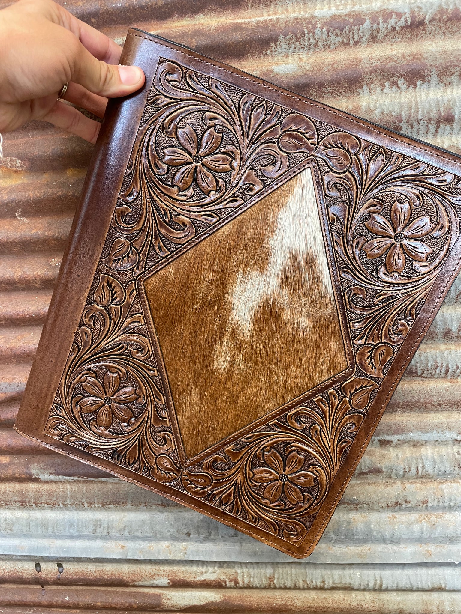 Diamond Cowhide Planner