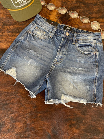 High Rise Demi Shorts