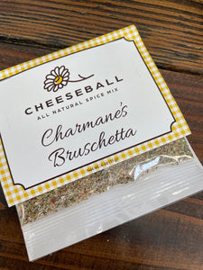 Cheeseball-Charmane’s Bruschetta