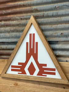 Southwest Tri Sign-Rust