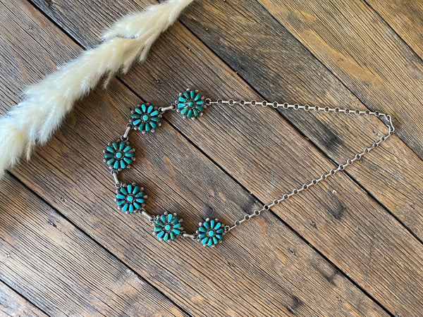 Vintage Cluster Necklace