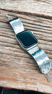 Hammered Silver Watch Band PREORDER