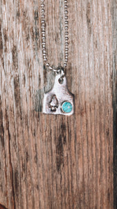 Arrowhead Dainty Cowtag Necklace (Made To Order)