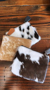 Cowhide Coin Purse