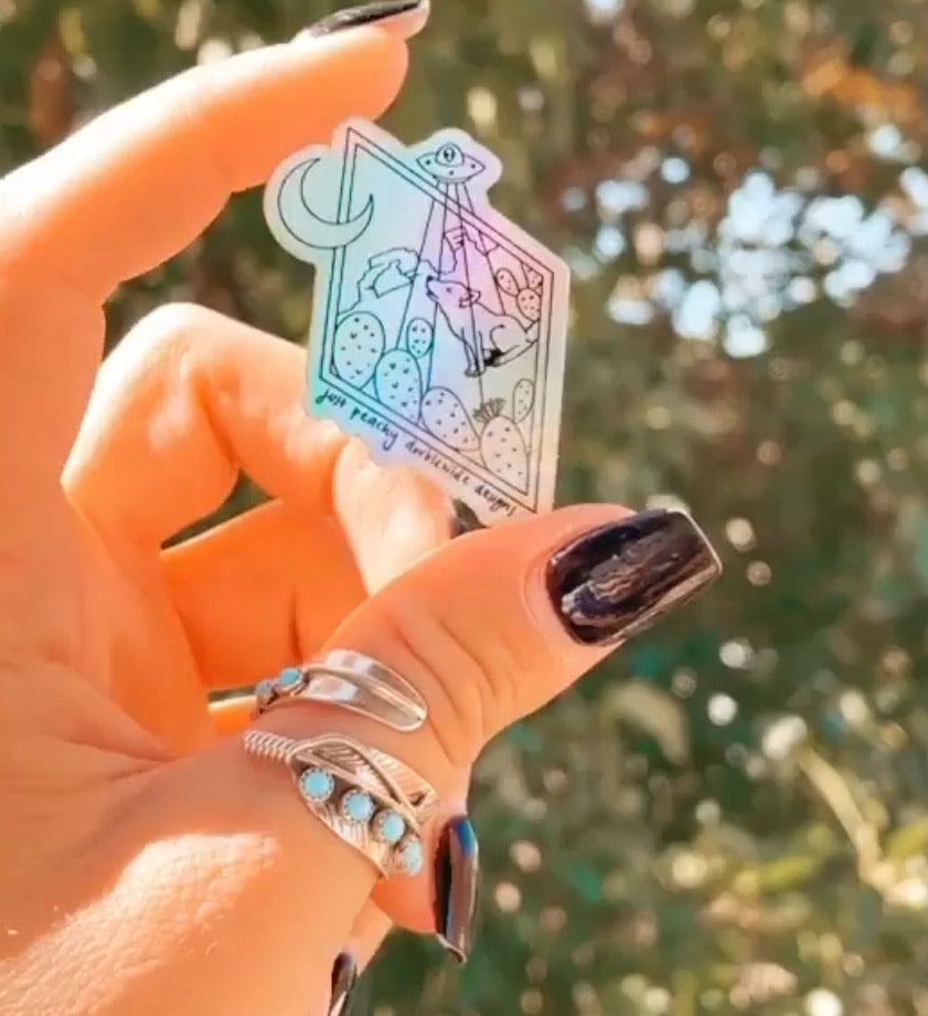 Holographic JPDWD Sticker