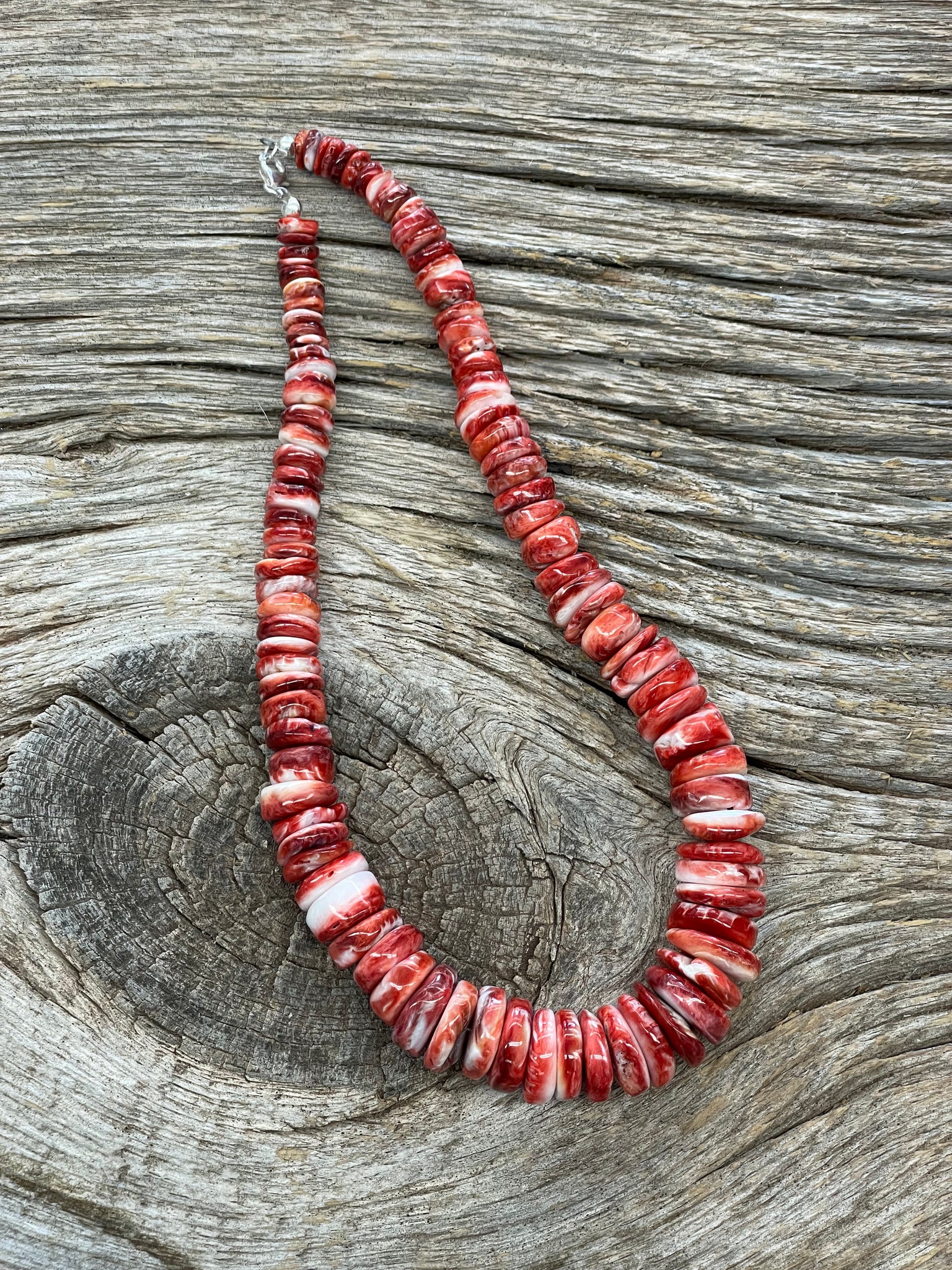Big Bend Red Oyster Necklace